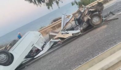 Silifke’de otomobil ikiye bölündü! 1 ölü, 1 yaralı | Son dakika haberleri