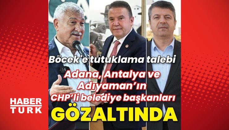Zeydan Karalar, Muhittin Böcek ve Abdurrahman Tutdere gözaltına alındı