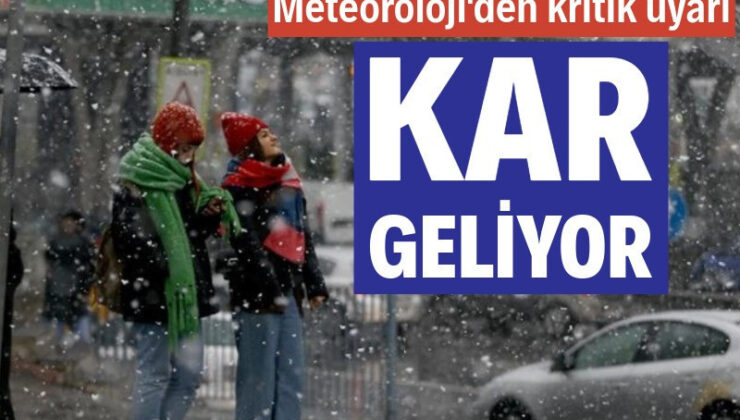 Meteoroloji açıkladı: Kuvvetli sağanak ve kar geliyor